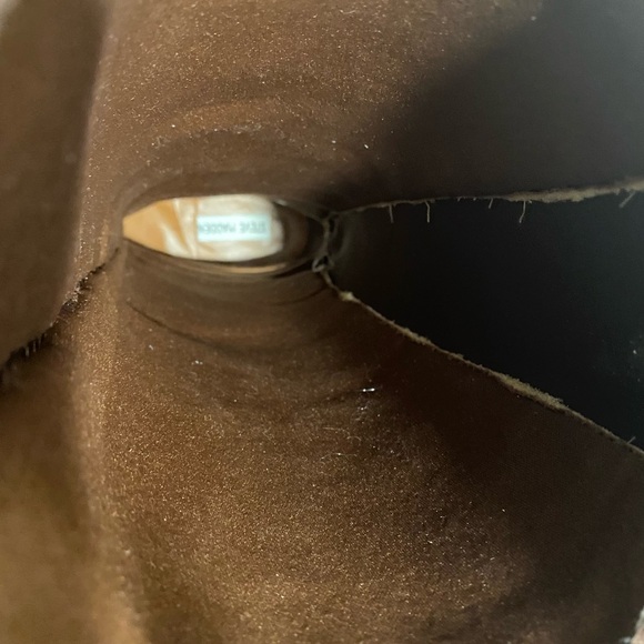 Steve Madden Creation Brown Leather Knee High Boots Women’s Size 8M - Picture 9 of 9